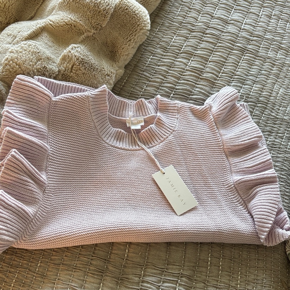 NWT Jamie Kay lilac Knit Sweater vest